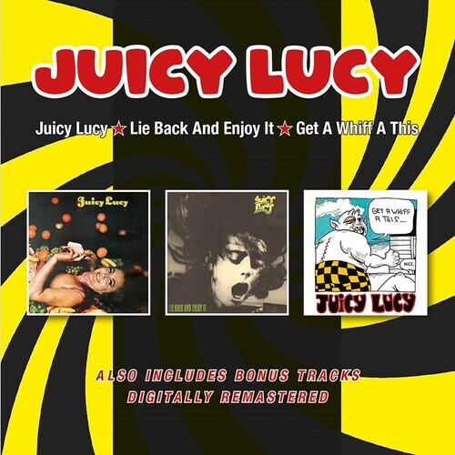 CD диск Juicy Lucy: Juicy Lucy / Lie Back & Enjoy It / Get A Whiff A This Plus BonusTracks
CD диск Juicy Lucy: Juicy Lucy / Lie Back & Enjoy It / Get A Whiff A This Plus BonusTracks