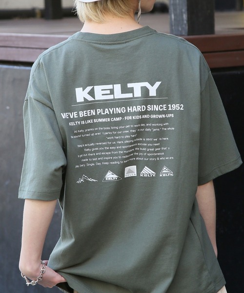 Футболка с принтом на спине, винтажным логотипом, круглым вырезом и коротким рукавом KELTY, оливковая
Футболка с принтом на спине, винтажным логотипом, круглым вырезом и коротким рукавом KELTY, оливковая