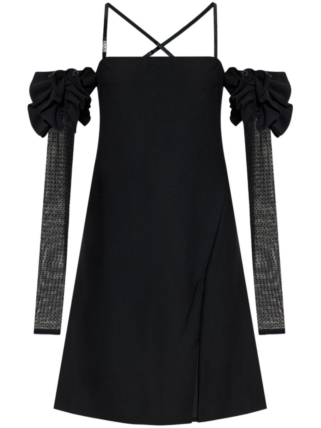 Versace Jeans Couture мини-платье с открытыми плечами, черный
Versace Jeans Couture мини-платье с открытыми плечами, черный