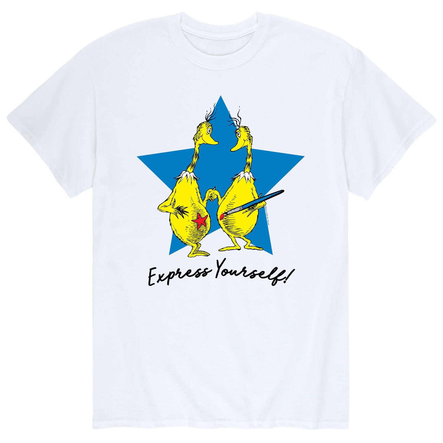 Мужская футболка Dr. Seuss Express Yourself Licensed Character 
Мужская футболка Dr. Seuss Express Yourself Licensed Character