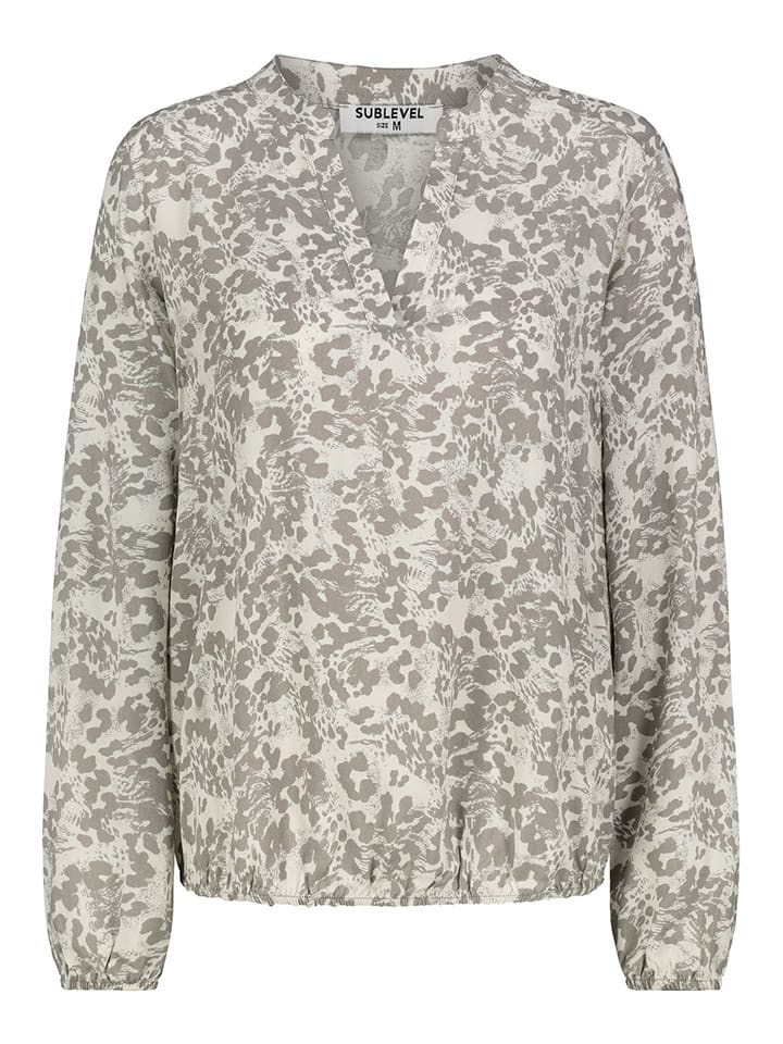 Блузка светло-серого/кремового цвета Sublevel
Блузка светло-серого/кремового цвета Sublevel