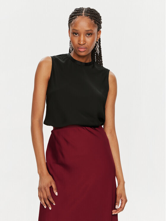 Топ стандартного кроя Calvin Klein, черный
Топ стандартного кроя Calvin Klein, черный