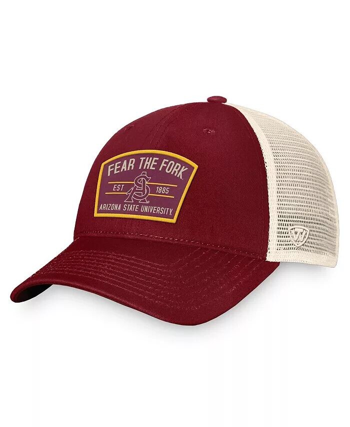 Мужская темно-бордовая кепка Arizona State Sun Devils Unruly Slouch Trucker Snapback Top Of The World, красный
Мужская темно-бордовая кепка Arizona State Sun Devils Unruly Slouch Trucker Snapback Top Of The World, красный