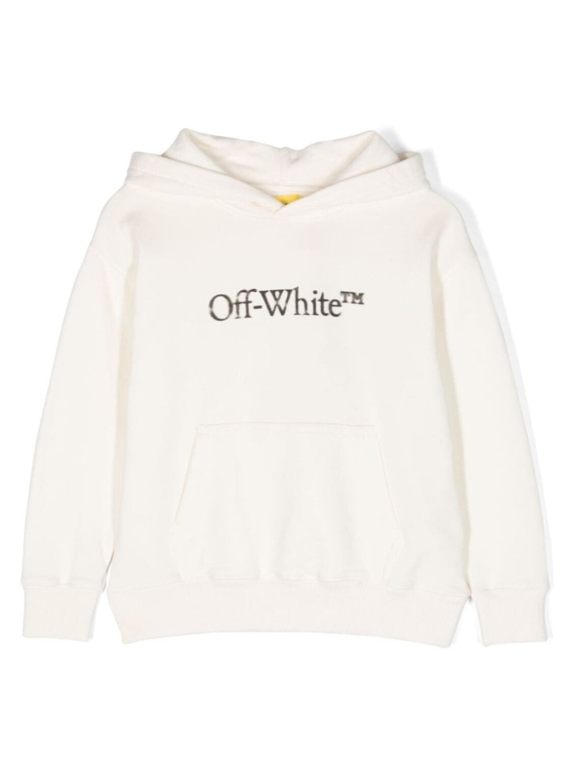 Off-White Kids худи с логотипом, белый 
Off-White Kids худи с логотипом, белый