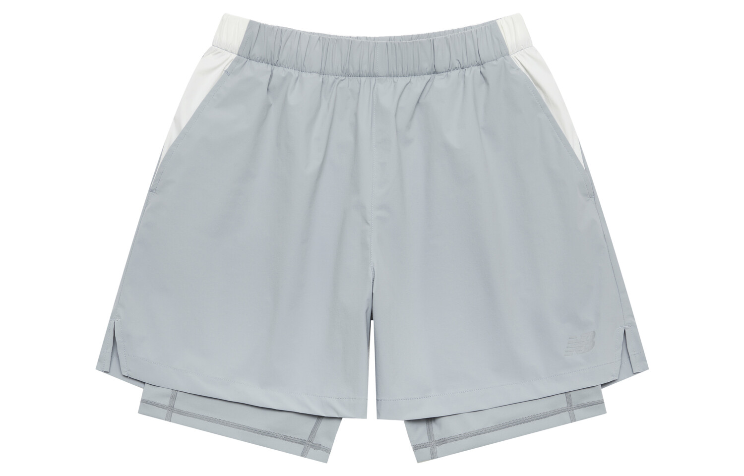 Спортивные шорты унисекс серые New Balance, серый 
Спортивные шорты унисекс серые New Balance, серый