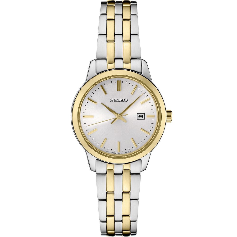 Женские двухцветные часы Seiko Essential из нержавеющей стали — SUR410, цвет Gold Silver
Женские двухцветные часы Seiko Essential из нержавеющей стали — SUR410, цвет Gold Silver