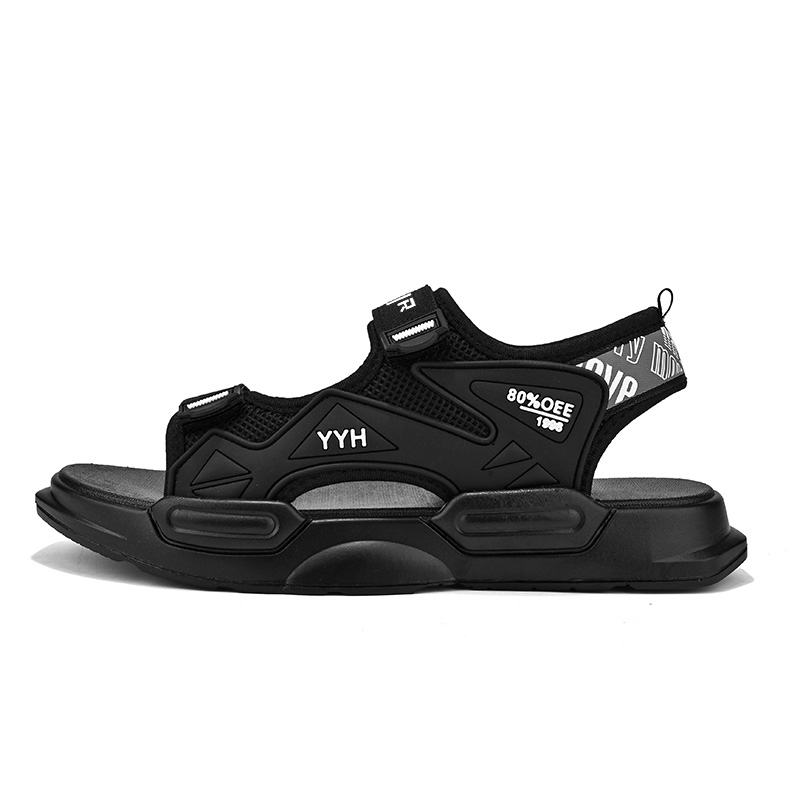 NANJIREN Пляжные сандалии мужские, черные/черно-белые
NANJIREN Пляжные сандалии мужские, черные/черно-белые