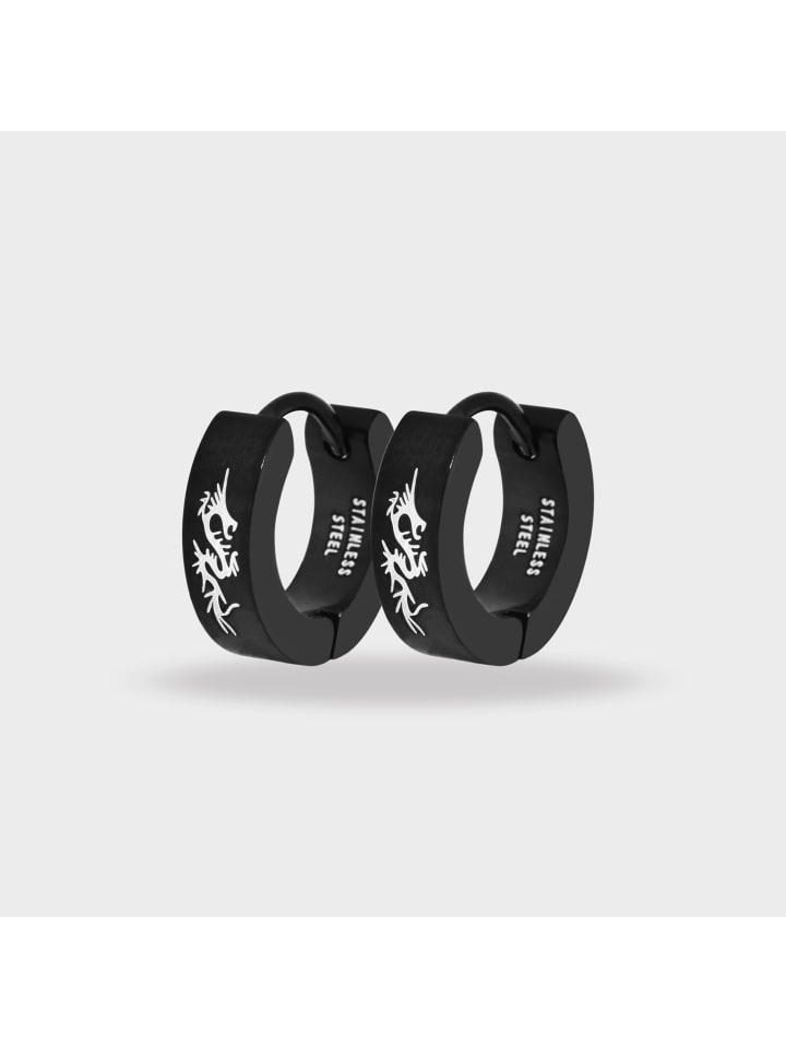 Adeliás Женские серьги - серьги-кольца на шарнирах из нержавеющей стали черного цвета
Adeliás Женские серьги - серьги-кольца на шарнирах из нержавеющей стали черного цвета