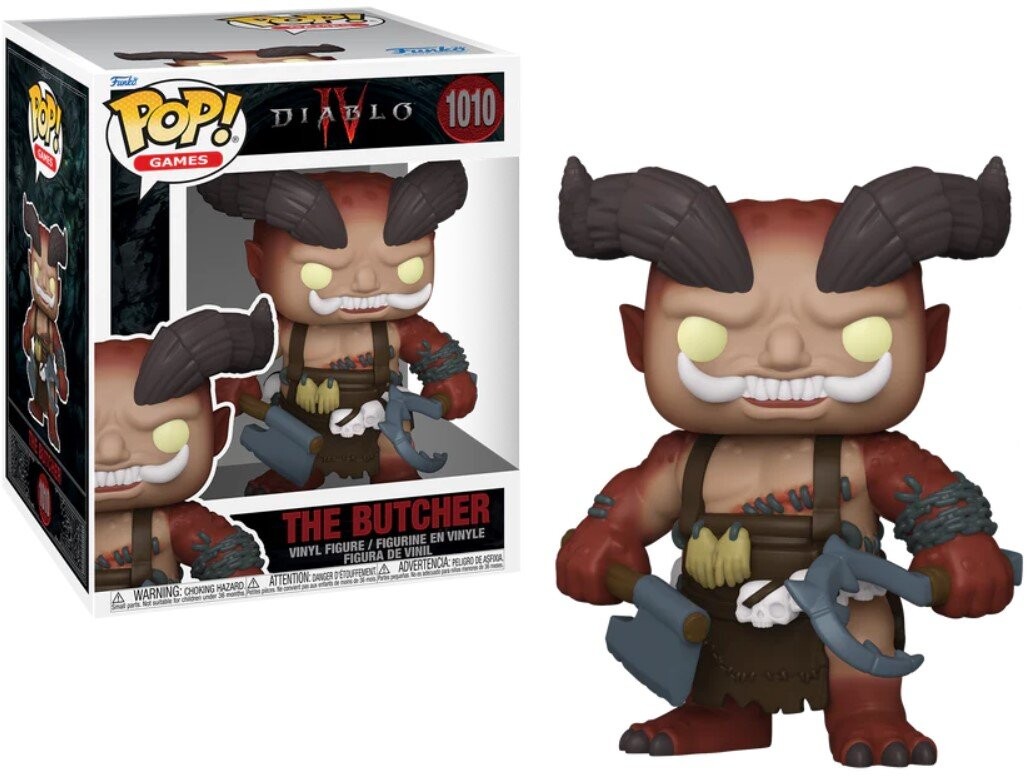 Funko POP! Diablo 4 Super 6 1010 фигурка мясника
Funko POP! Diablo 4 Super 6 1010 фигурка мясника