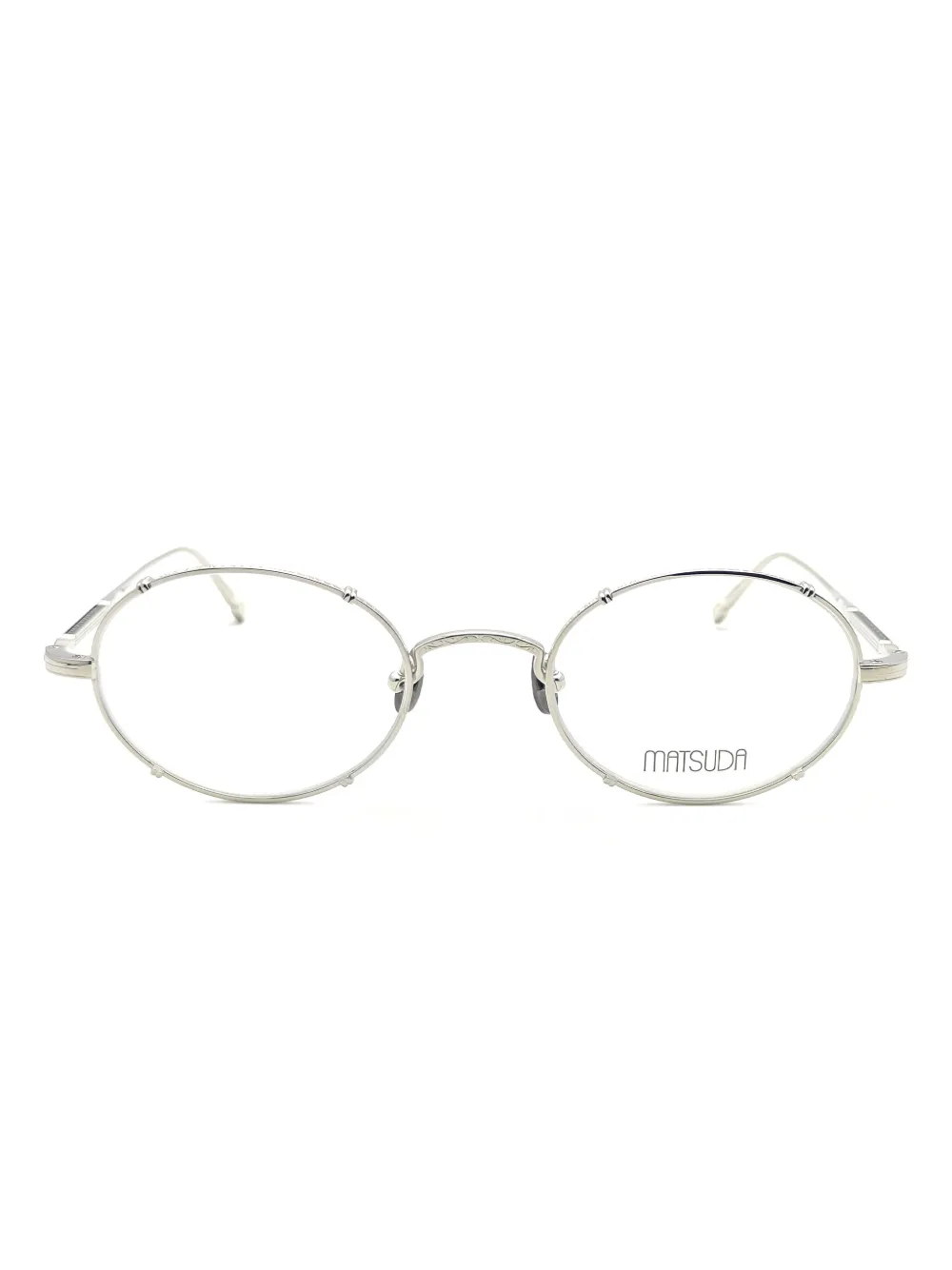 Очки в овальной оправе Matsuda, белый
Очки в овальной оправе Matsuda, белый