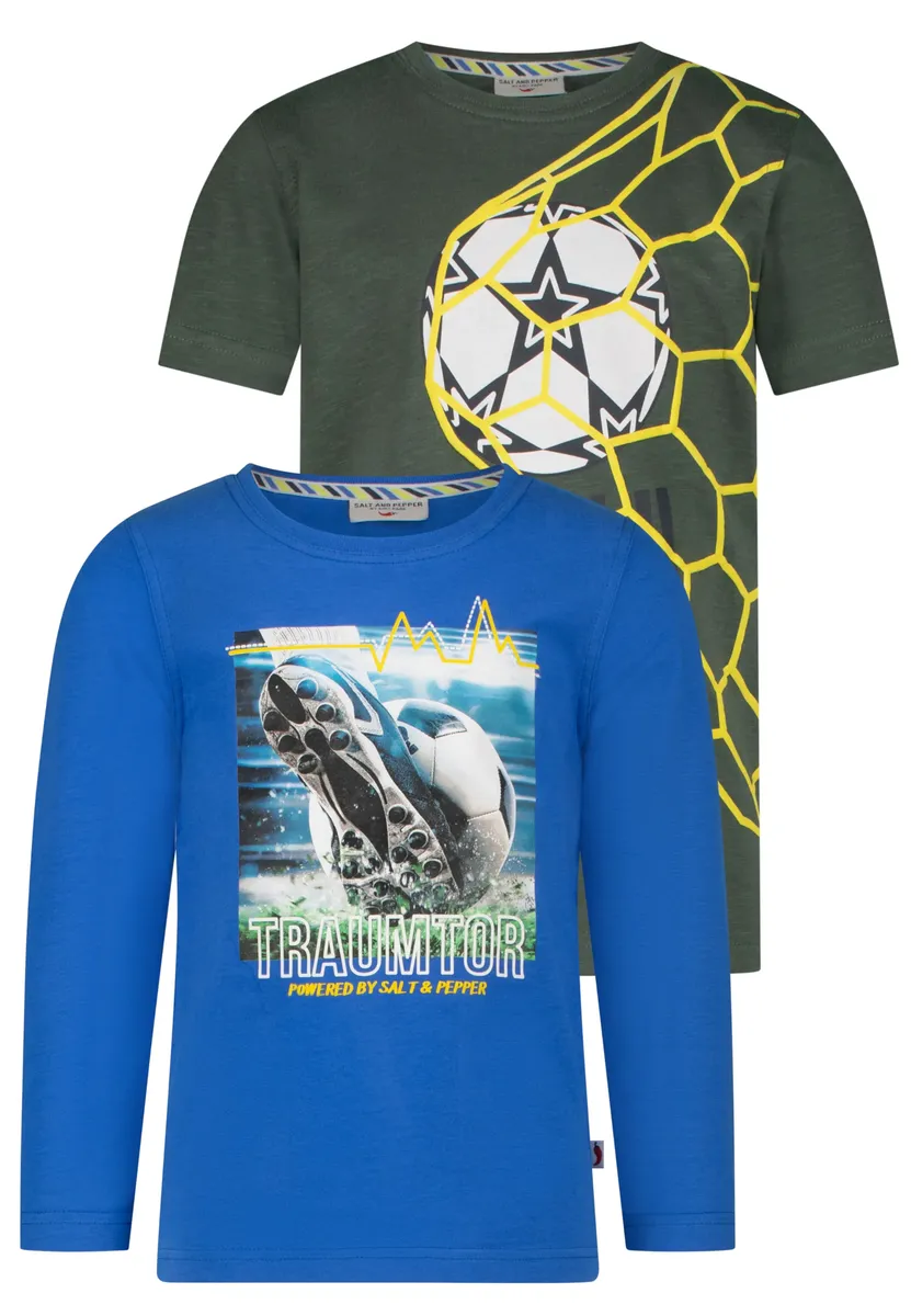 СОЛЬ И ПЕРЕЦ Футболка "Гол мечты" с великолепным футбольным мотивом Salt And Pepper, зеленый
СОЛЬ И ПЕРЕЦ Футболка "Гол мечты" с великолепным футбольным мотивом Salt And Pepper, зеленый