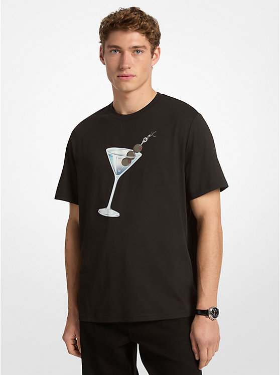 Футболка с графическим принтом из хлопка Michael Kors, черный
Футболка с графическим принтом из хлопка Michael Kors, черный