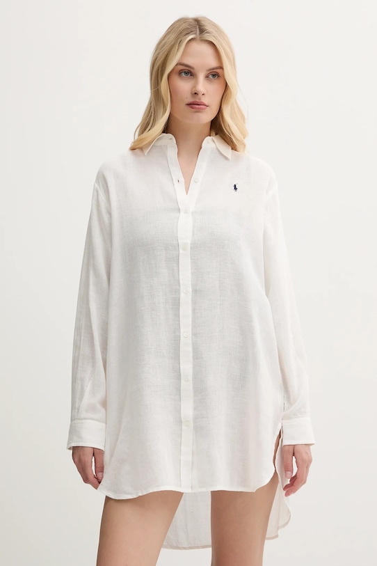 Пляжная рубашка с добавлением льна Polo Ralph Lauren, бежевый
Пляжная рубашка с добавлением льна Polo Ralph Lauren, бежевый