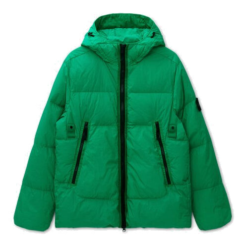 Куртка wappen patch garment dyckring claup nylon down tc hooded padded 'green' Stone Island, зеленый 
Куртка wappen patch garment dyckring claup nylon down tc hooded padded 'green' Stone Island, зеленый