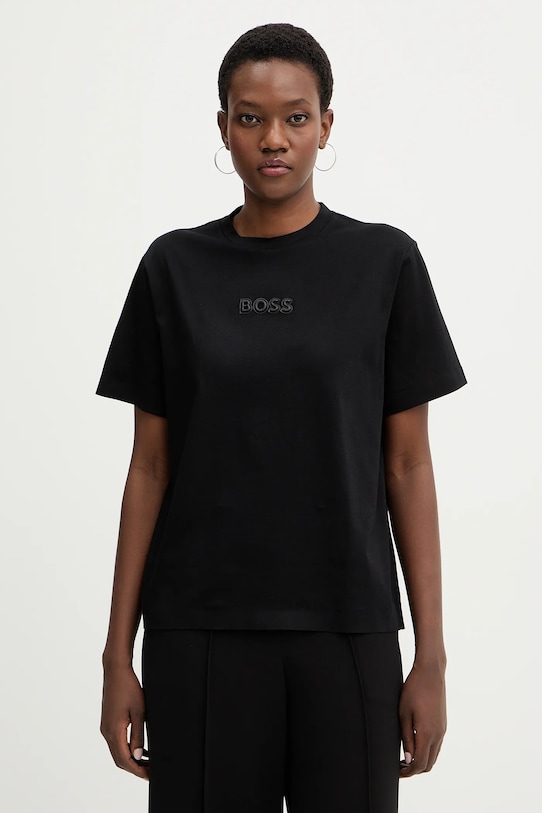 Хлопковая футболка eharpa3 BOSS, черный
Хлопковая футболка eharpa3 BOSS, черный
