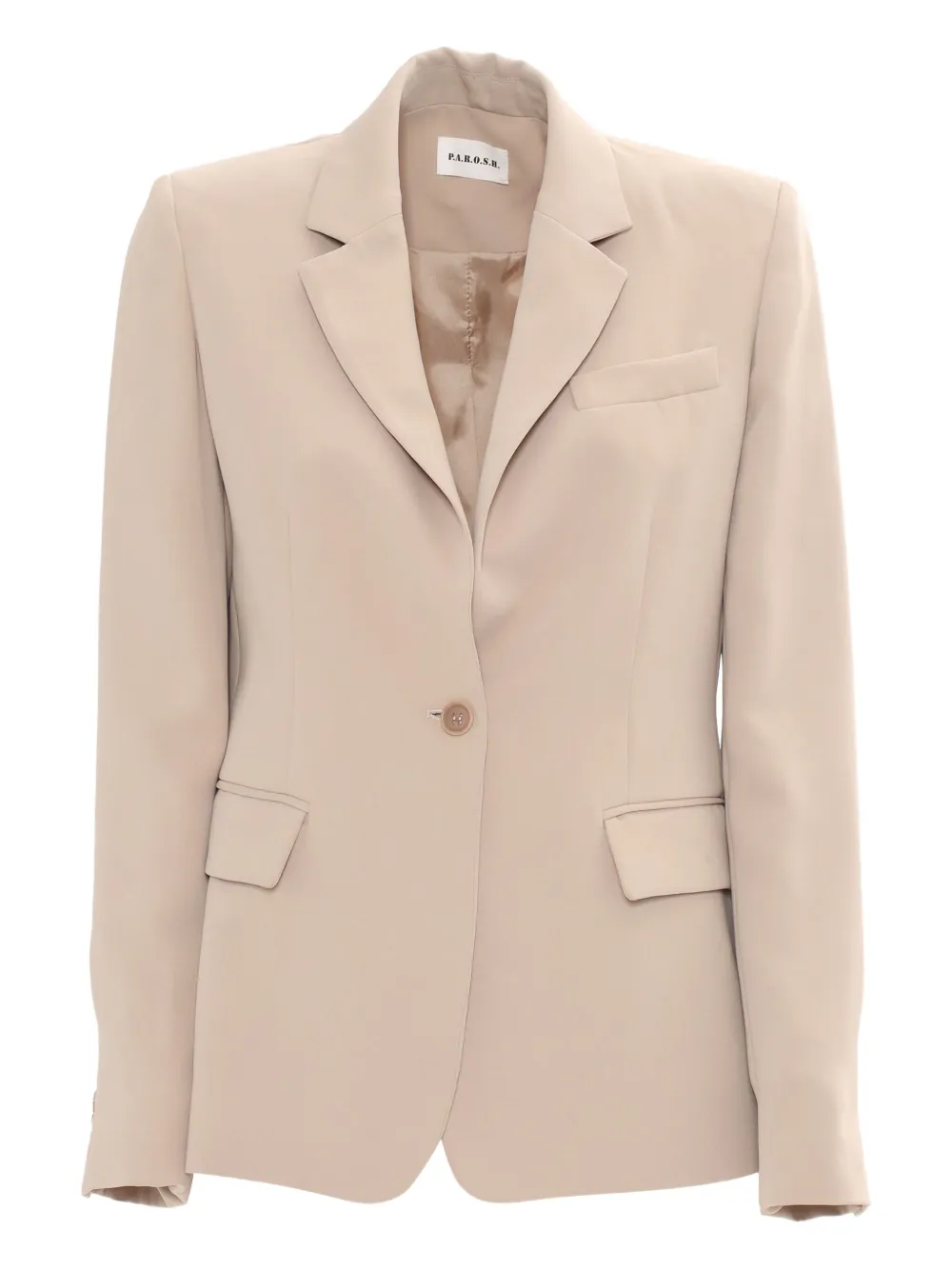 Однобортный пиджак P.A.R.O.S.H., нейтральный
Однобортный пиджак P.A.R.O.S.H., нейтральный