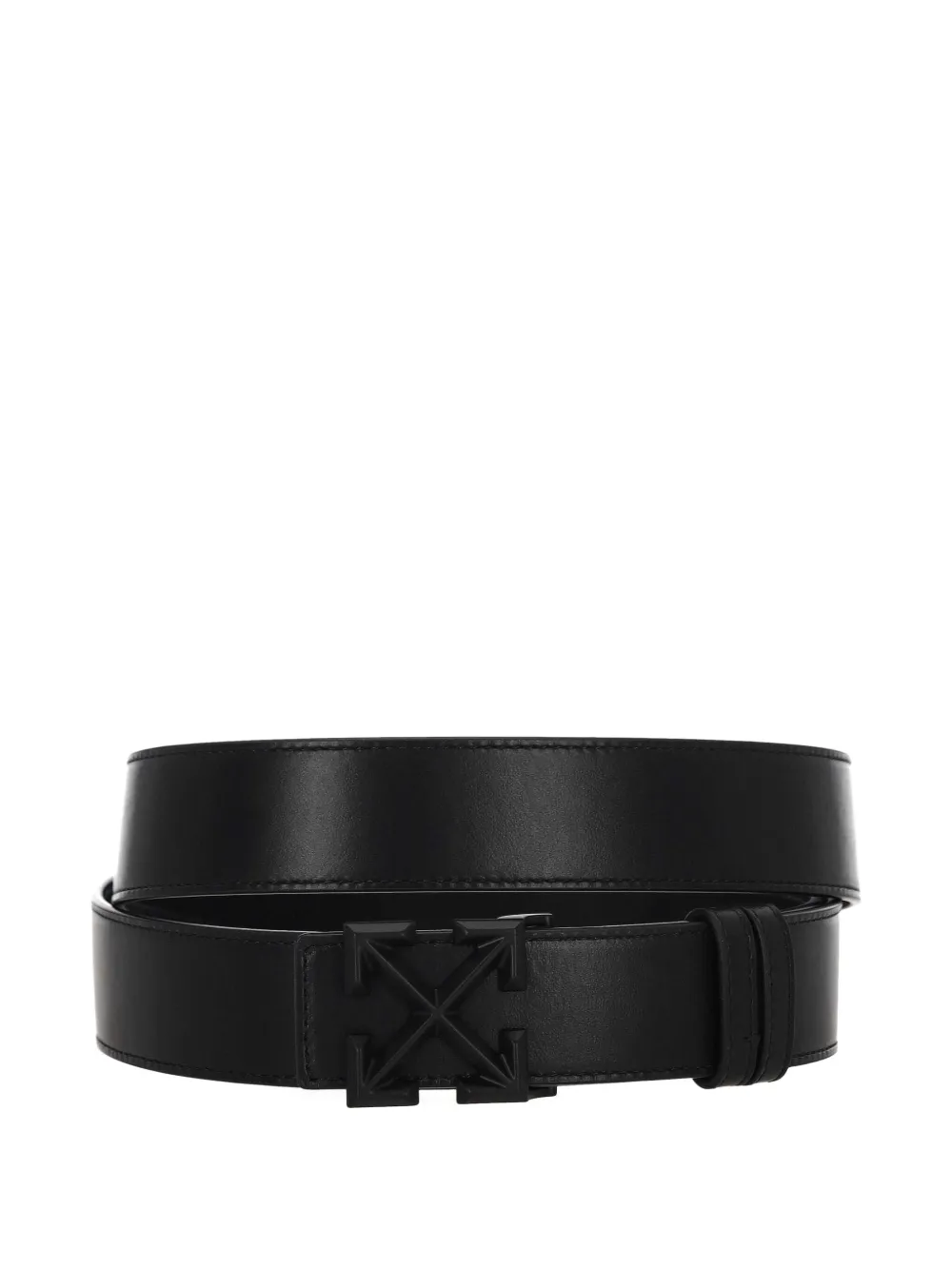 Кожаный ремень с пряжкой-стрелой Off-White, черный
Кожаный ремень с пряжкой-стрелой Off-White, черный