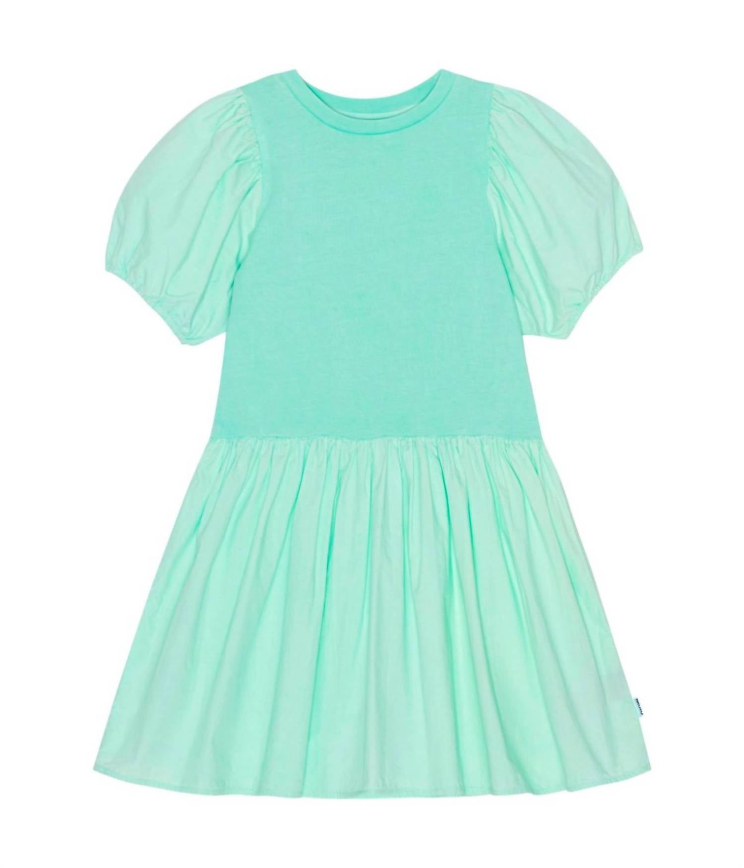 Платье Chikako для девочек в прохладном мятном цвете Molo
Платье Chikako для девочек в прохладном мятном цвете Molo