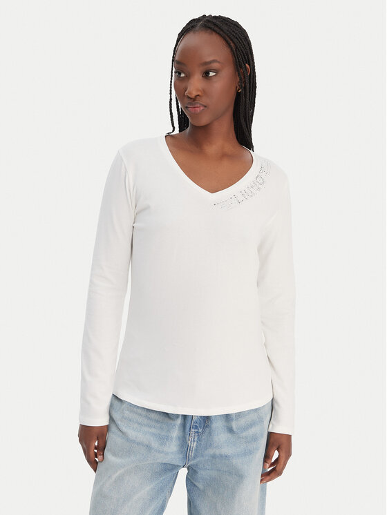 Блузка regular fit TA6053 JS003 Liu Jo Sport, экрю
Блузка regular fit TA6053 JS003 Liu Jo Sport, экрю