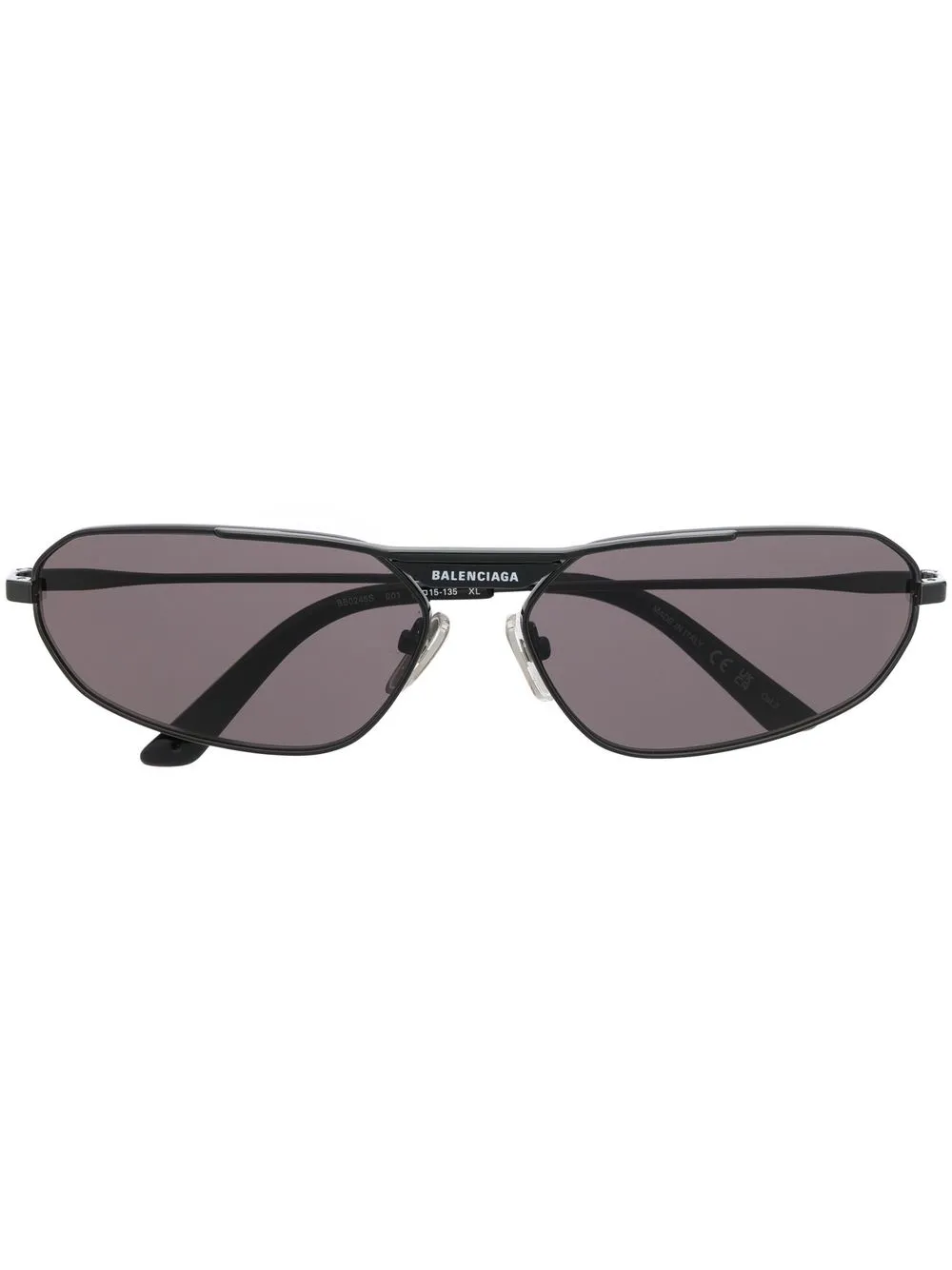 Солнцезащитные очки в оправе 'кошачий глаз' Balenciaga Eyewear, черный 
Солнцезащитные очки в оправе 'кошачий глаз' Balenciaga Eyewear, черный