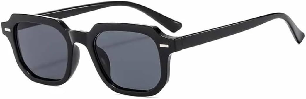 Ретро-солнцезащитные очки в маленькой квадратной оправе для женщин, украшенные заклепками, для мужчин, для активного отдыха, спорта, походов, с защитой от УФ-излучения UV400 TVTBBVV, Black Gray
Ретро-солнцезащитные очки в маленькой квадратной оправе для женщин, украшенные заклепками, для мужчин, для активного отдыха, спорта, походов, с защитой от УФ-излучения UV400 TVTBBVV, Black Gray