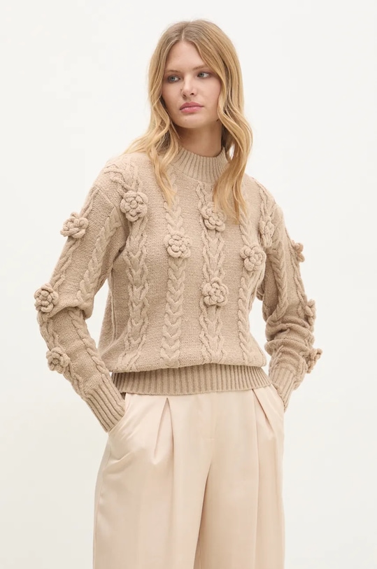 Свитер с шерстью Answear.Lab, коричневый
Свитер с шерстью Answear.Lab, коричневый