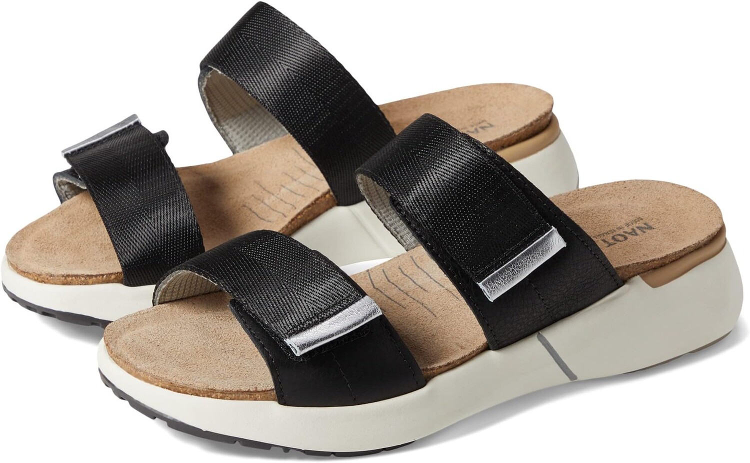 Сандалии на плоской подошве Calliope Naot, цвет Soft Black Leather/Black Woven Strap
Сандалии на плоской подошве Calliope Naot, цвет Soft Black Leather/Black Woven Strap