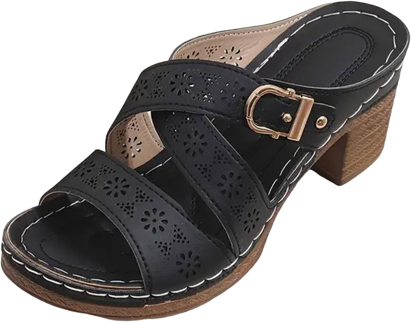 Женские массивные сандалии с цветочным вырезом на танкетке, удобные шлепанцы, сандалии для прогулок, легкие модные летние пляжные туфли Kvotuu, черный
Женские массивные сандалии с цветочным вырезом на танкетке, удобные шлепанцы, сандалии для прогулок, легкие модные летние пляжные туфли Kvotuu, черный