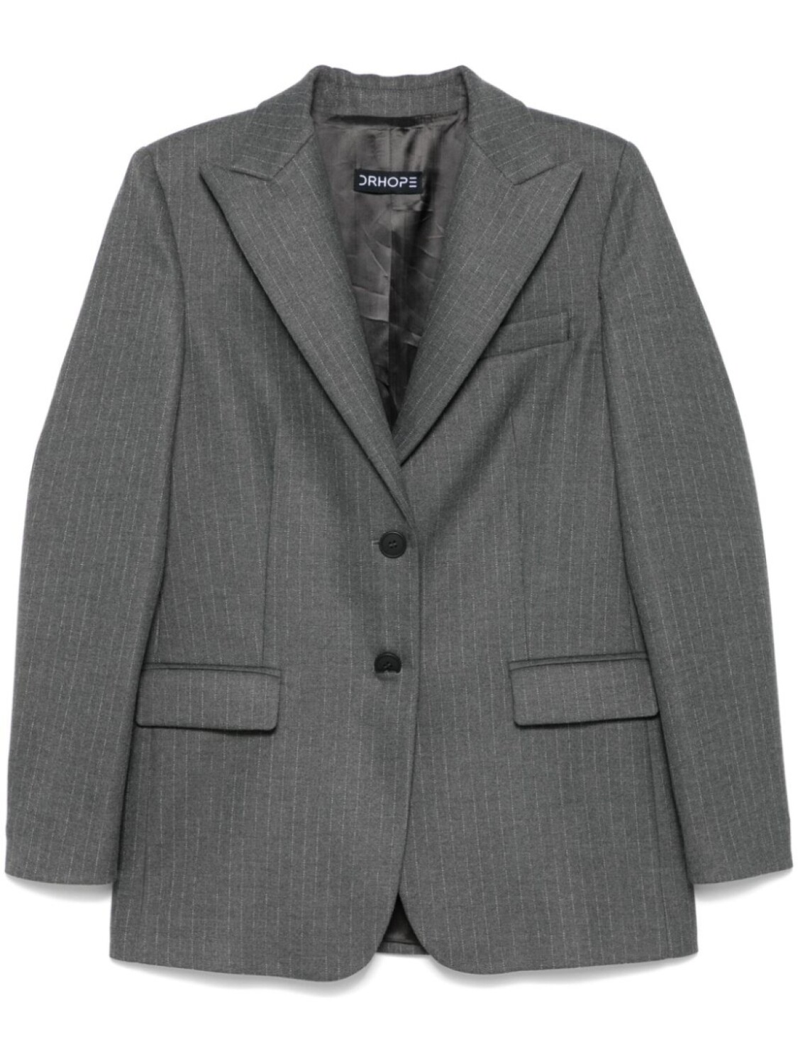 Блейзер в тонкую полоску DRHOPE, серый
Блейзер в тонкую полоску DRHOPE, серый