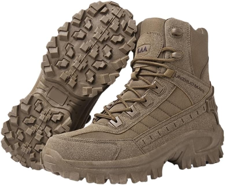 Мужские большие походные ботинки Azttoztto для улицы и джунглей, водонепроницаемые, коричневый
Мужские большие походные ботинки Azttoztto для улицы и джунглей, водонепроницаемые, коричневый