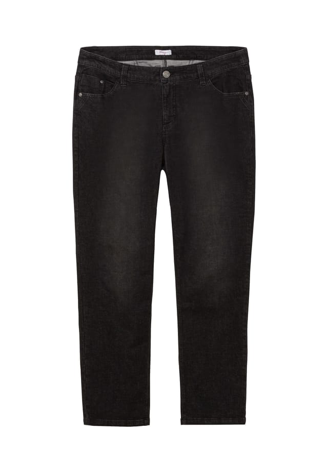 Джинсы удобного зауженного кроя Verena Sheego, черный
Джинсы удобного зауженного кроя Verena Sheego, черный