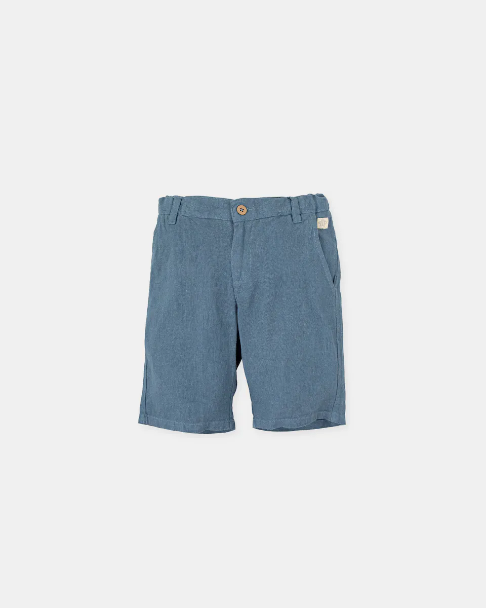 Льняные шорты-бермуды для мальчиков с застежкой на пуговицы и молнию Tutto Piccolo, синий индиго
Льняные шорты-бермуды для мальчиков с застежкой на пуговицы и молнию Tutto Piccolo, синий индиго