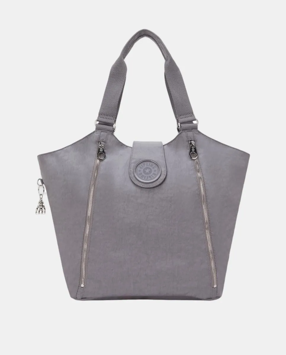 Средняя сумка-тоут с молнией и магнитной застежкой Kipling, серый
Средняя сумка-тоут с молнией и магнитной застежкой Kipling, серый