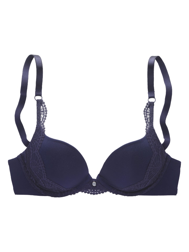 Бюстгальтер пуш-ап s.Oliver, темно-синий
Бюстгальтер пуш-ап s.Oliver, темно-синий