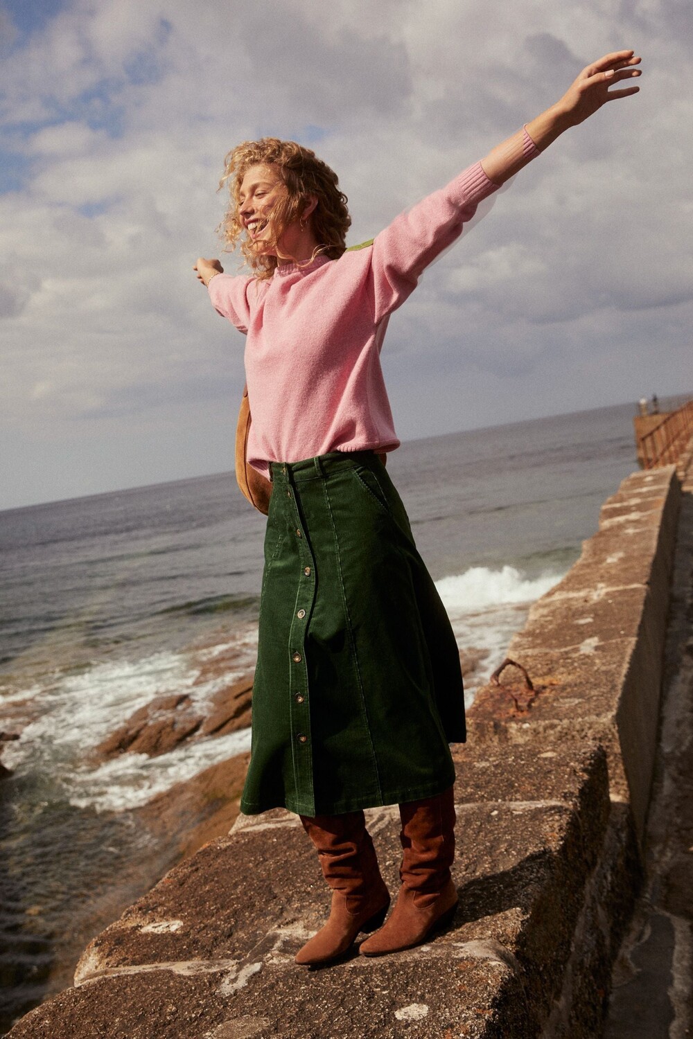 Юбка миди из вельвета Petra Boden, зеленый
Юбка миди из вельвета Petra Boden, зеленый