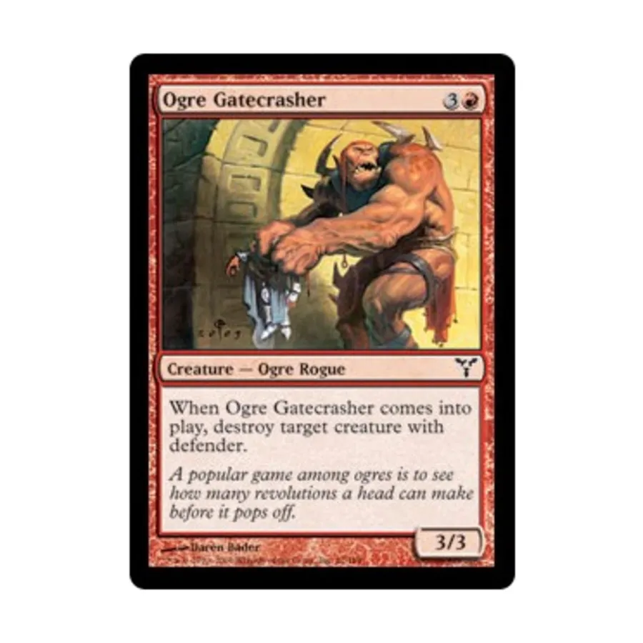 CCG Огр-незваный гость (С) (фольга), MTG - Dissension
CCG Огр-незваный гость (С) (фольга), MTG - Dissension