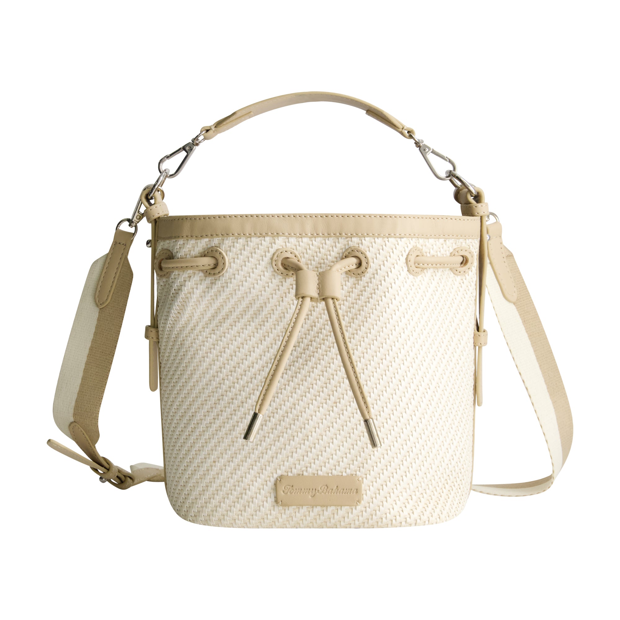 Мягкая тканая сумка-ведро Tommy Bahama с завязками на шнурке, светло-коричневый/белый
Мягкая тканая сумка-ведро Tommy Bahama с завязками на шнурке, светло-коричневый/белый