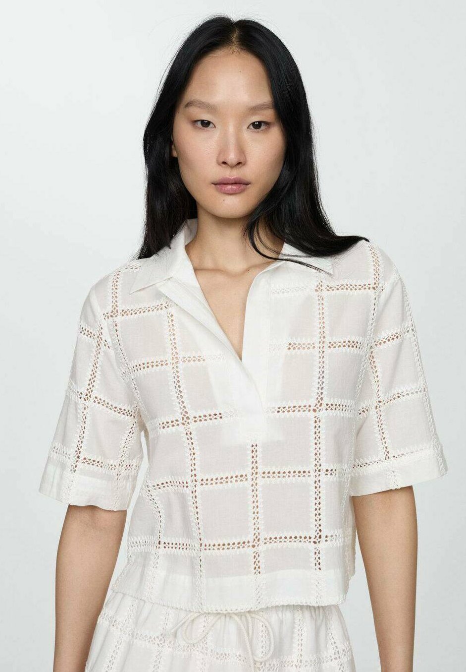 Блуза SQUARED Mango, кремовый
Блуза SQUARED Mango, кремовый