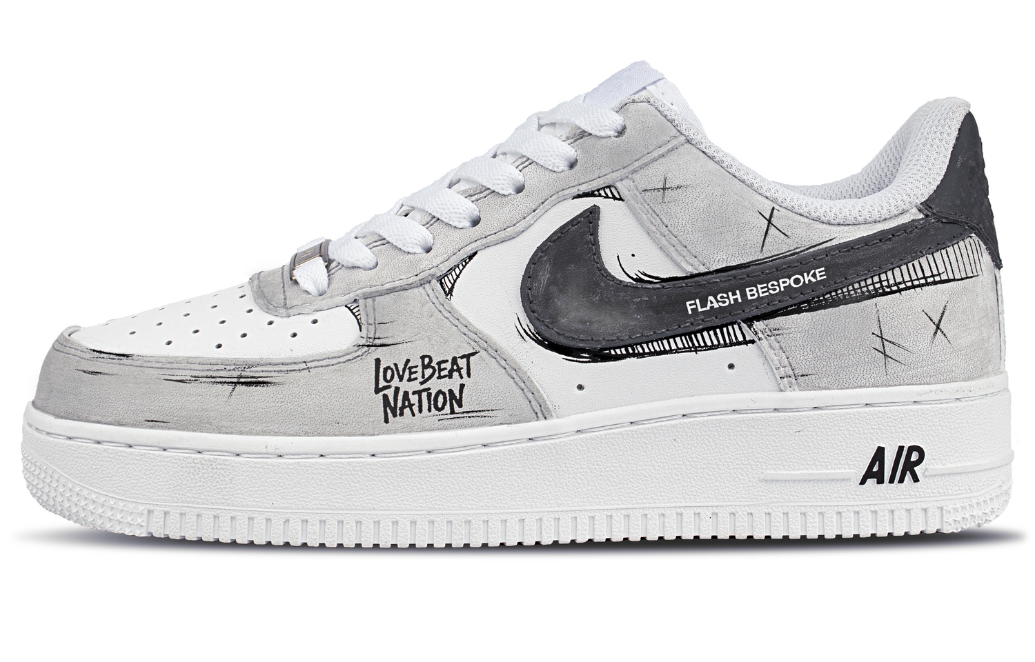 Nike Кроссовки Air Force 1 Flash Reservation Tide Low top Skateboard Shoes Unisex Gray White
Nike Кроссовки Air Force 1 Flash Reservation Tide Low top Skateboard Shoes Unisex Gray White