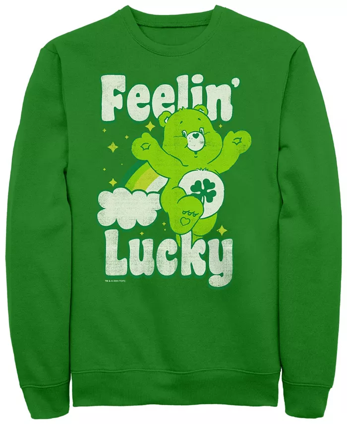 Мужской флисовый свитшот Lucky Crew Care Bears, зеленый
Мужской флисовый свитшот Lucky Crew Care Bears, зеленый