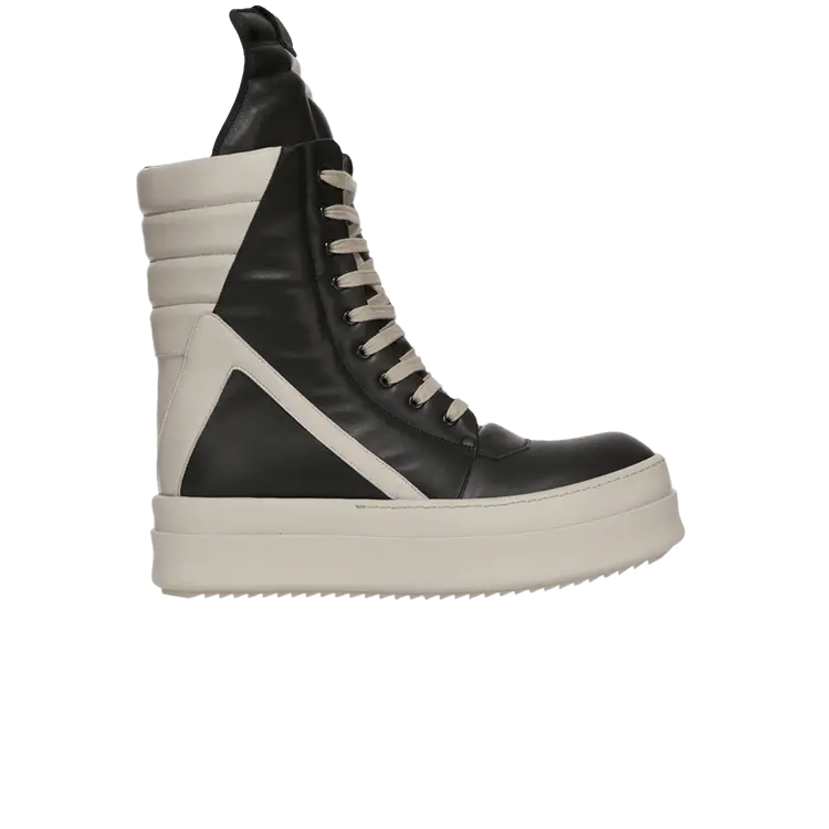 Кроссовки Rick Owens Porterville Mega Geobasket High 'Black Pearl', черный 
Кроссовки Rick Owens Porterville Mega Geobasket High 'Black Pearl', черный