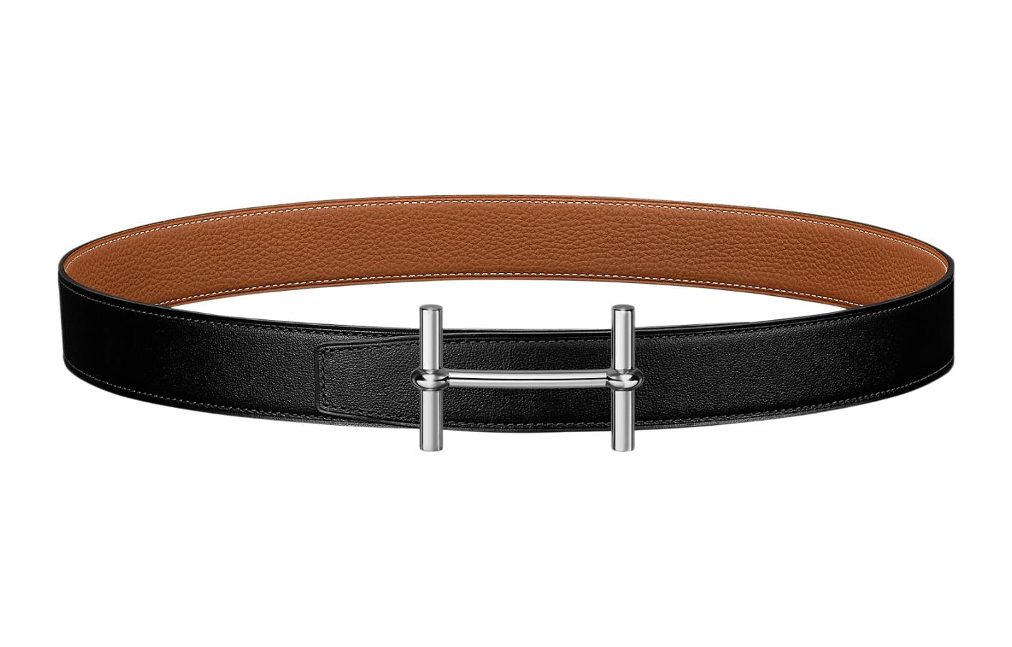 H D'Ancre H D'Ancre Серебряная пряжка Двусторонний кожаный ремень из телячьей кожи Togo Женский черный/золотой Ширина 3,2 см HERMES
H D'Ancre H D'Ancre Серебряная пряжка Двусторонний кожаный ремень из телячьей кожи Togo Женский черный/золотой Ширина 3,2 см HERMES