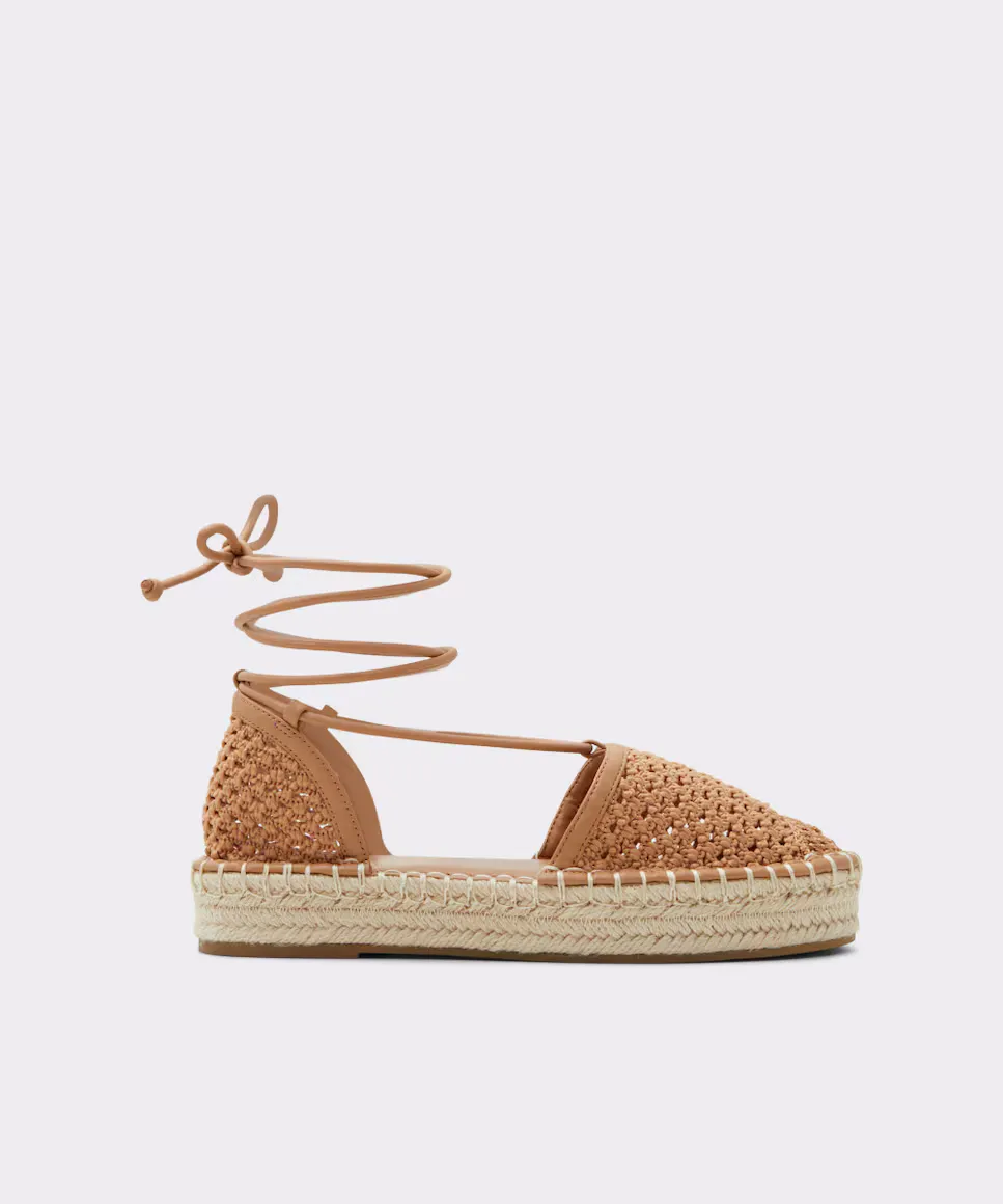 Женские текстильные босоножки на плоской подошве с круглым носком Aldo, цвет Camel
Женские текстильные босоножки на плоской подошве с круглым носком Aldo, цвет Camel