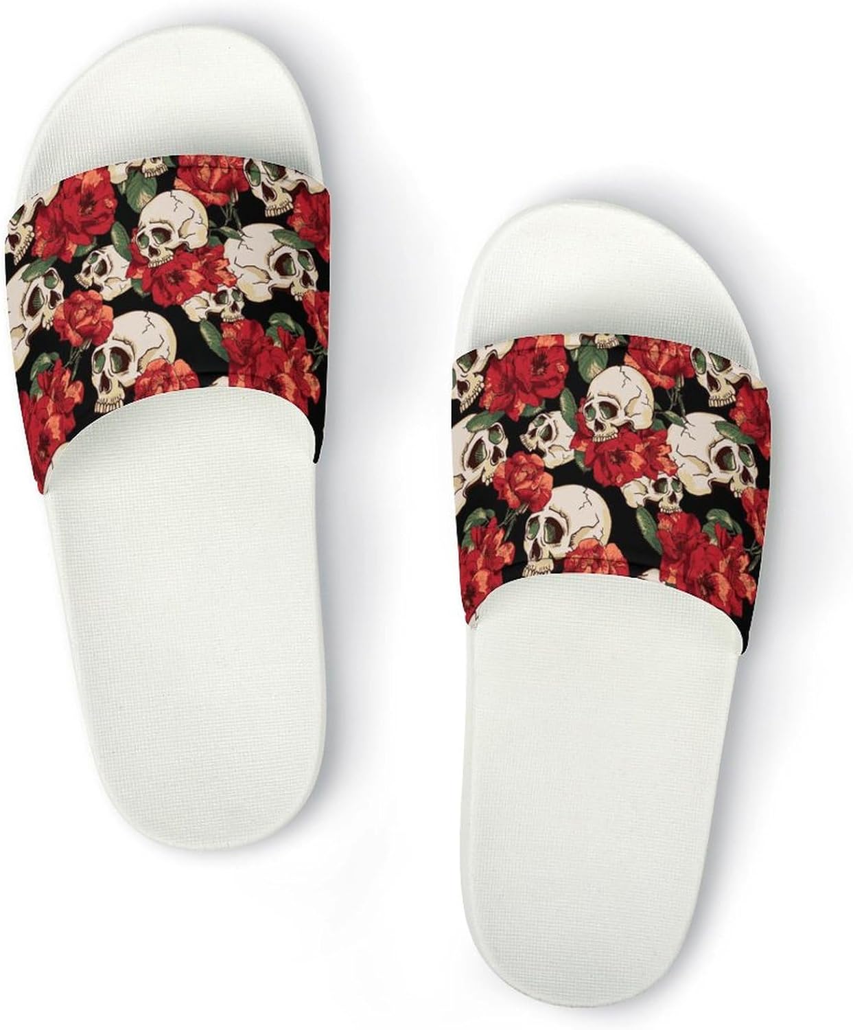 Унисекс сланцы с черепами пиратов - с принтом - можно носить дома или на улице Generic, белый
Унисекс сланцы с черепами пиратов - с принтом - можно носить дома или на улице Generic, белый