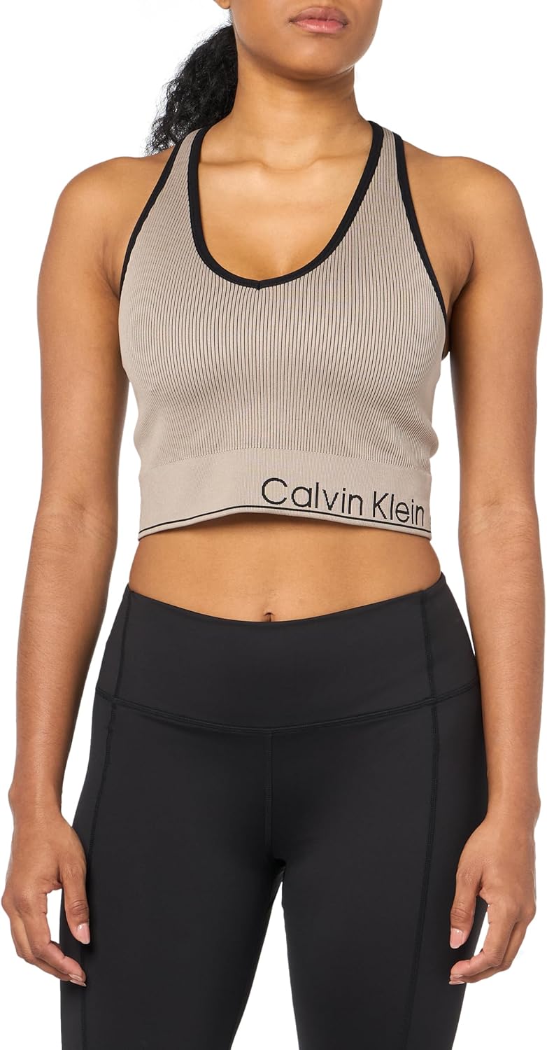 Женский укороченный топ в рубчик Calvin Klein Performance, Moon Rock
Женский укороченный топ в рубчик Calvin Klein Performance, Moon Rock