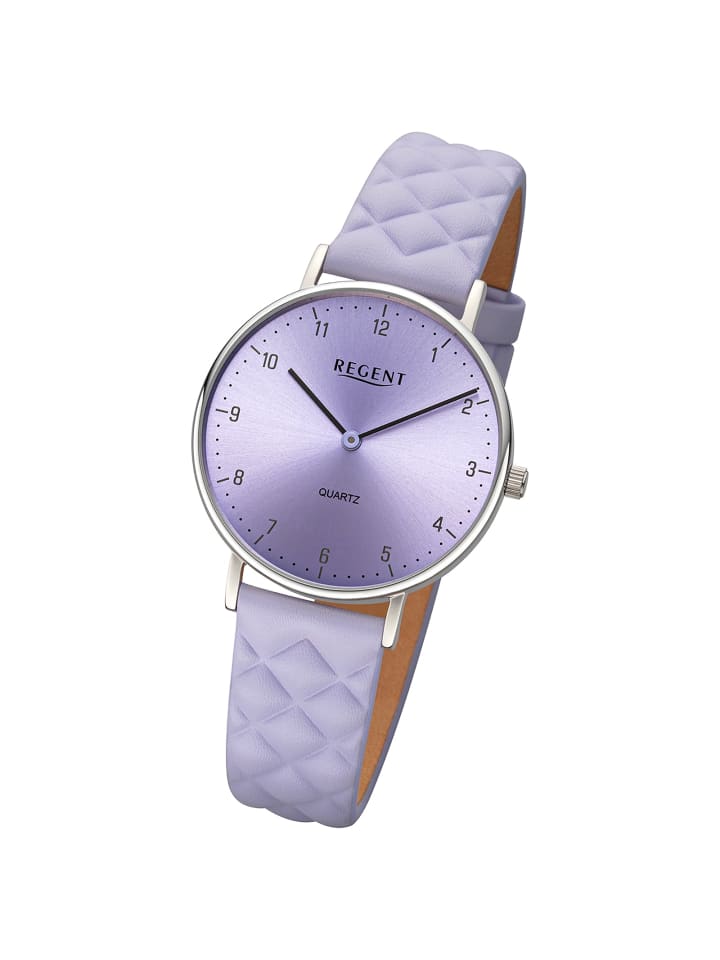 Аналоговые наручные часы Regent с фиолетовым кожаным ремешком, средний размер (примерно 34 мм)
Аналоговые наручные часы Regent с фиолетовым кожаным ремешком, средний размер (примерно 34 мм)