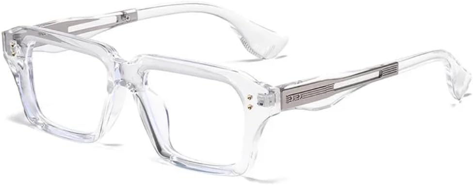 Классические солнцезащитные очки с заклепками для женщин и мужчин, в винтажном панк-стиле, популярные, для активного отдыха, класса люкс, защита от УФ-излучения UV400 (прозрачные) TVTBBVV, Clear Clear
Классические солнцезащитные очки с заклепками для женщин и мужчин, в винтажном панк-стиле, популярные, для активного отдыха, класса люкс, защита от УФ-излучения UV400 (прозрачные) TVTBBVV, Clear Clear