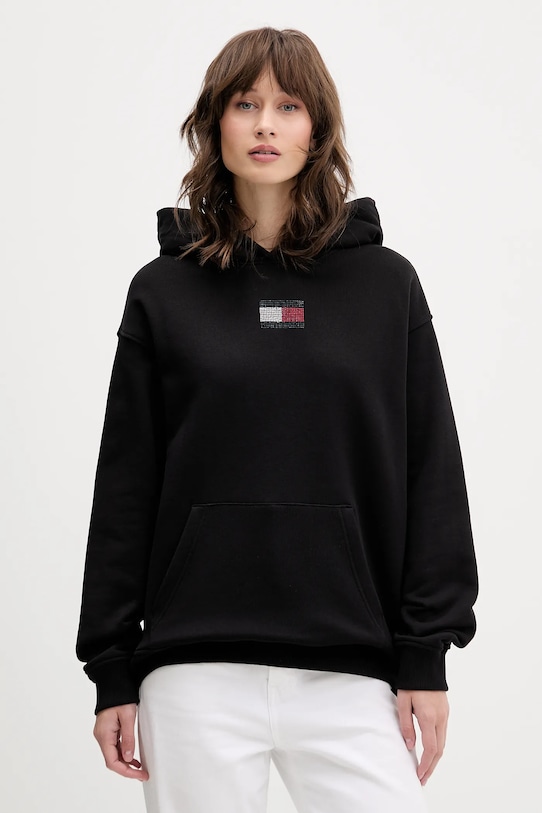 Хлопковая толстовка Tommy Jeans, черный
Хлопковая толстовка Tommy Jeans, черный
