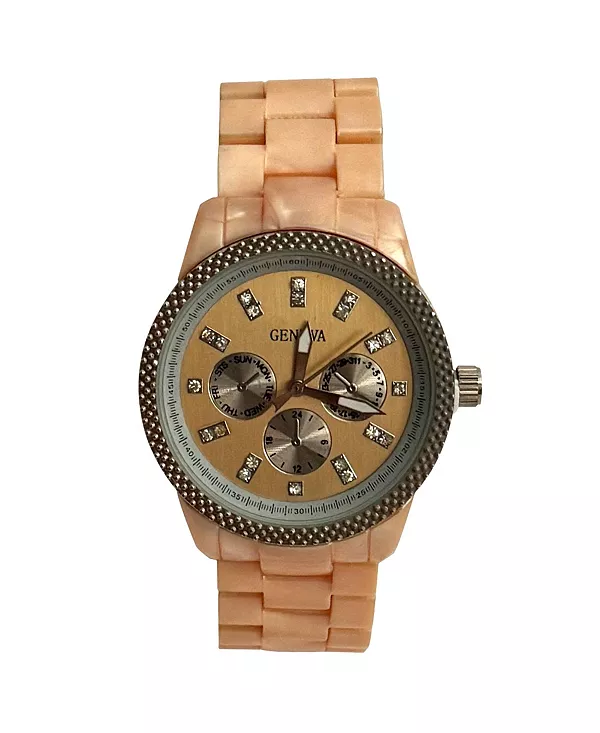 Женские часы с акриловым ремешком цвета розовой черепахи Olivia Pratt, coral
Женские часы с акриловым ремешком цвета розовой черепахи Olivia Pratt, coral