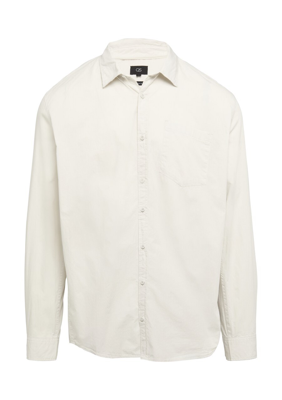 Рубашка на пуговицах классического кроя QS, песочный
Рубашка на пуговицах классического кроя QS, песочный